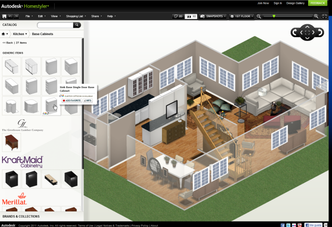 Autodesk homestyler 3d